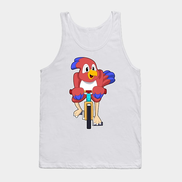 Bird with Bicycle Tank Top by Markus Schnabel